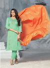 Sea Green Colour Aitbaar Vol 6 Kiana New Latest Daily Wear Reyon Dress Collection 605